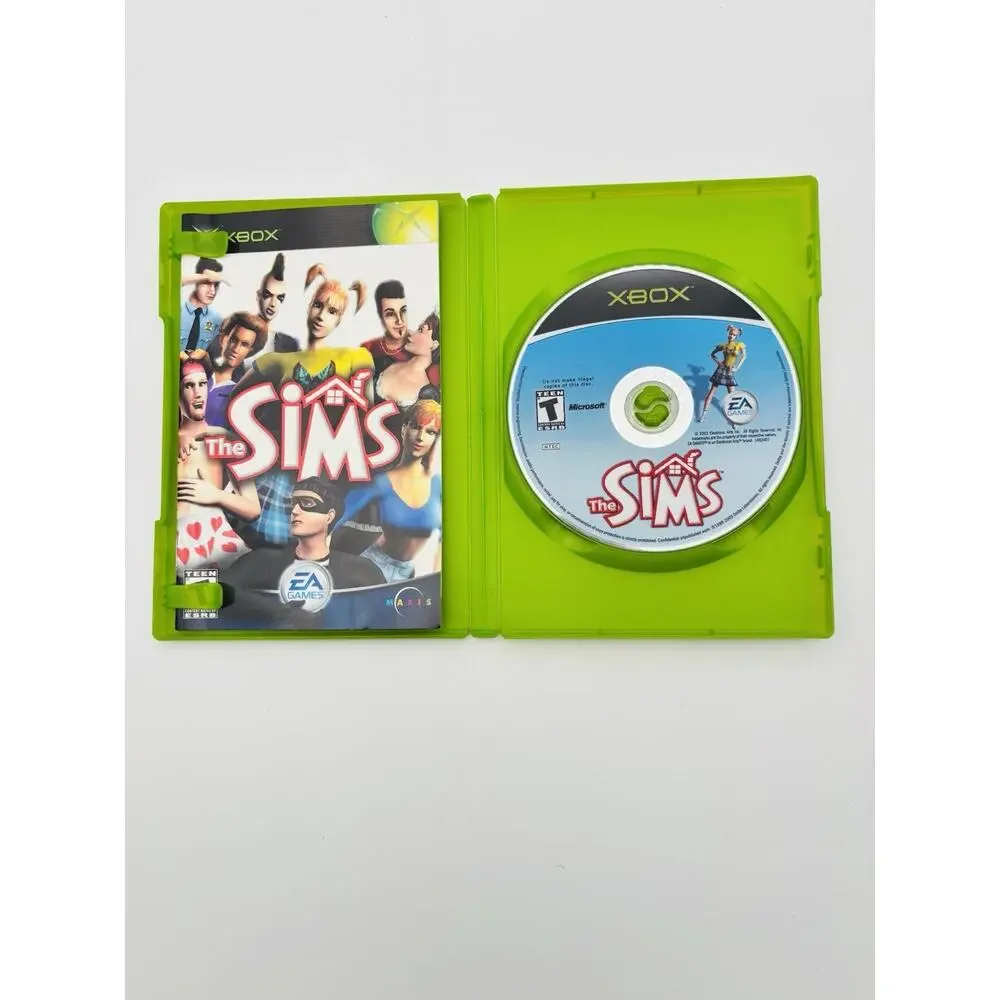 Sims (The Sims) - Microsoft Xbox CIB Tested Works Complete VG Condition